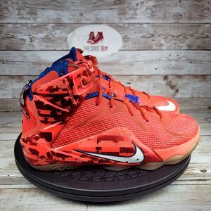 Nike LeBron 12 USA Youth Size 6Y Red Athletic Basketball Shoes